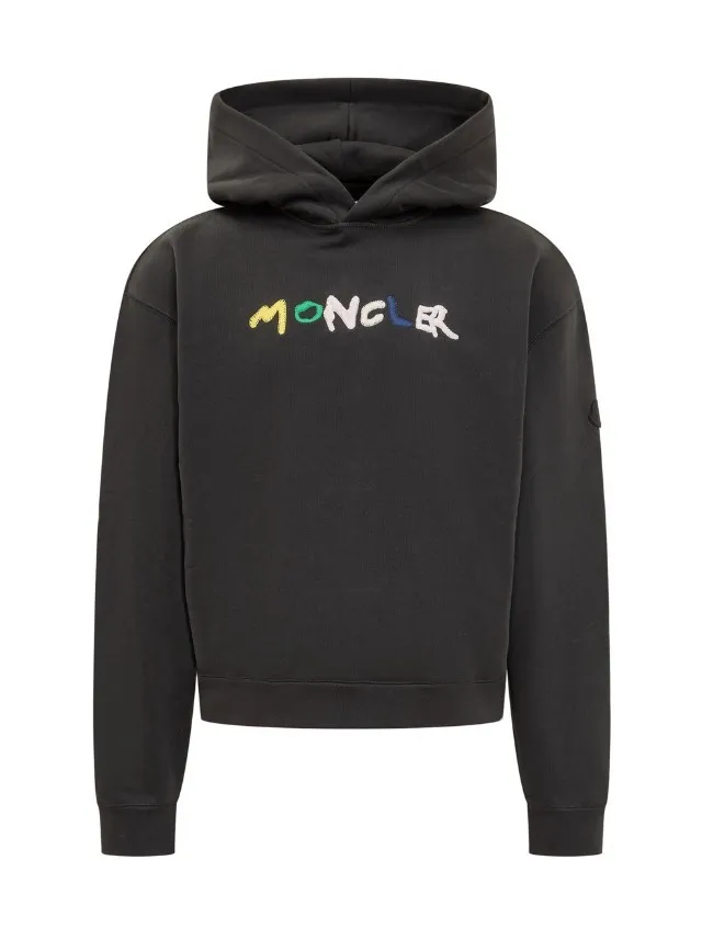 MONCLER  |Unisex Street Style Logo Hoodies