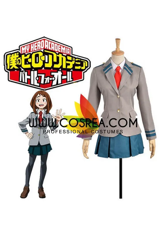 My Hero Academia Ochako Uraraka Uniform Cosplay Costume