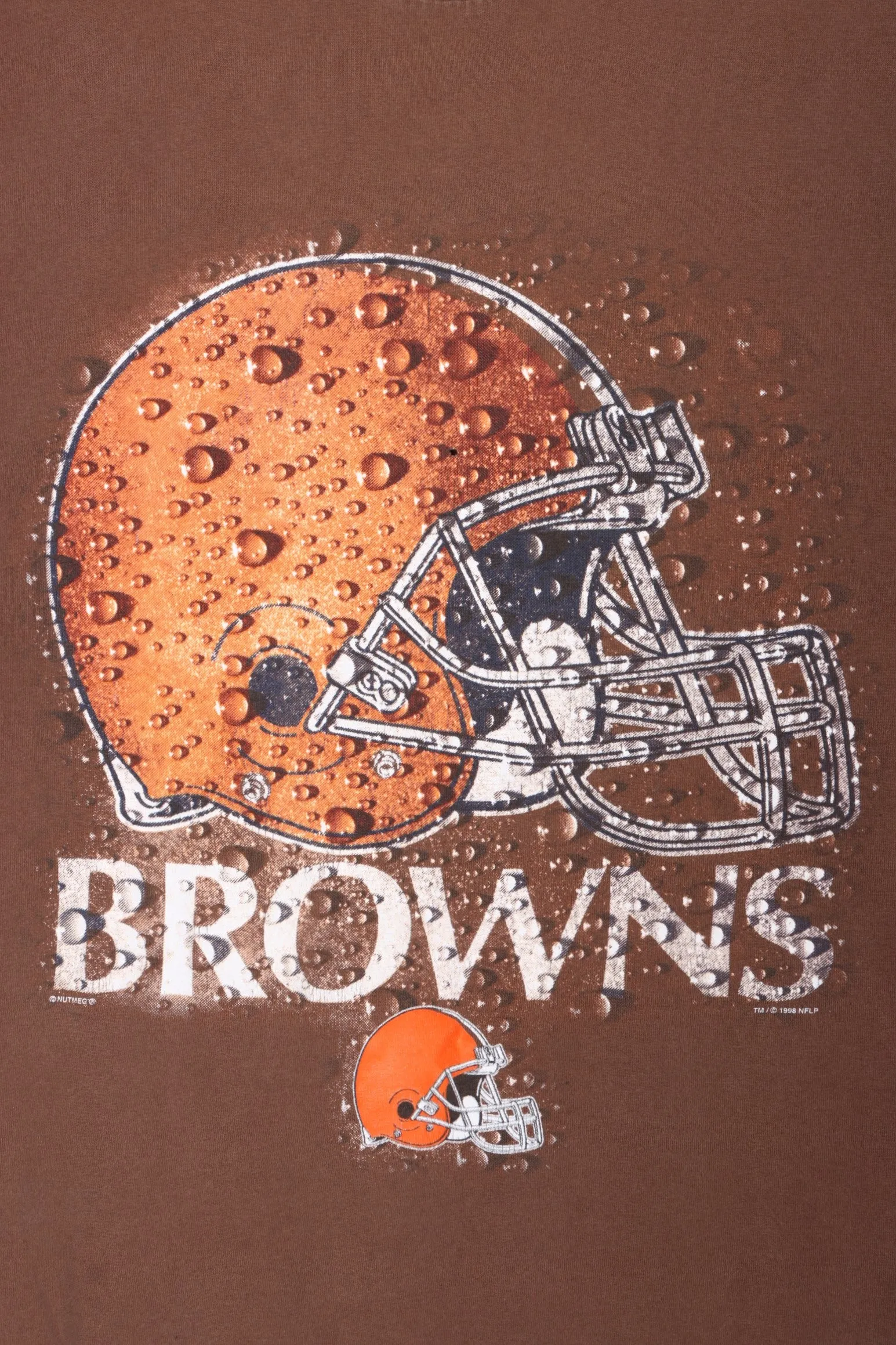 NFL Cleveland Browns 1998 Water Drops Logo T-Shirt (XXL)