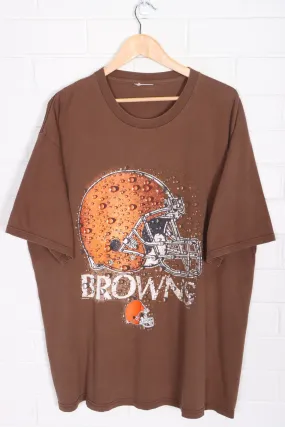 NFL Cleveland Browns 1998 Water Drops Logo T-Shirt (XXL)