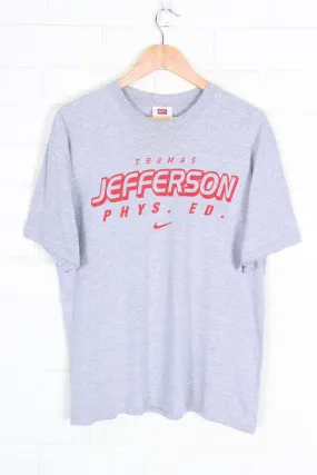 NIKE Centre Swoosh Thomas Jefferson Physical Ed Tee (L)