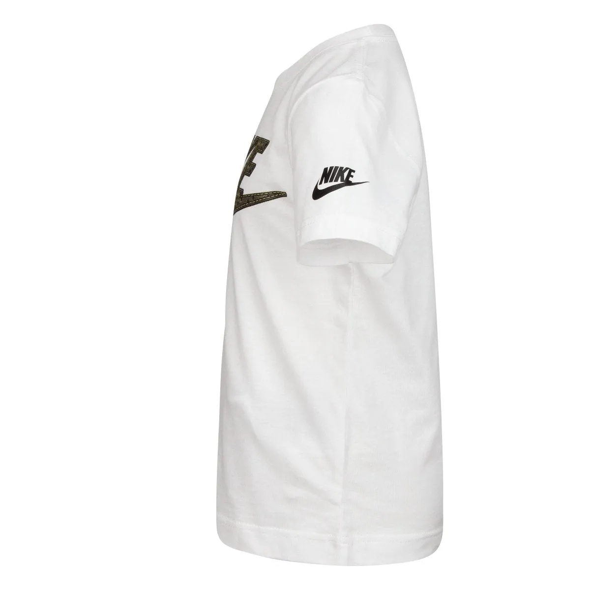 NIKE JUNIOR MESH FUTURA WHITE TEE