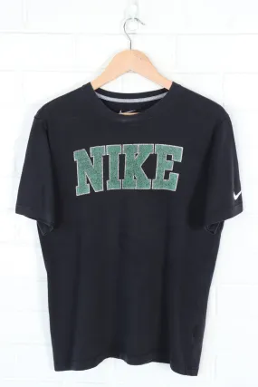 NIKE Swoosh Green & White Big Logo Tee (M)