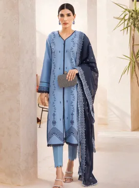 Nissa By RajBari Embroidered Chikankari Schiffli Unstitched 3 Piece Suit - RB23NC 05