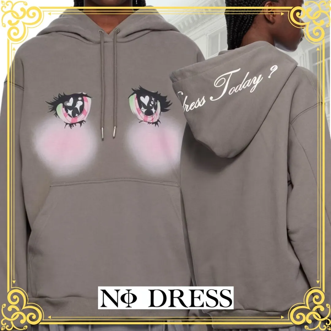 NO DRESS  |Unisex Street Style Skater Style Hoodies & Sweatshirts