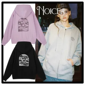 NOICE  |Street Style Logo Hoodies & Sweatshirts