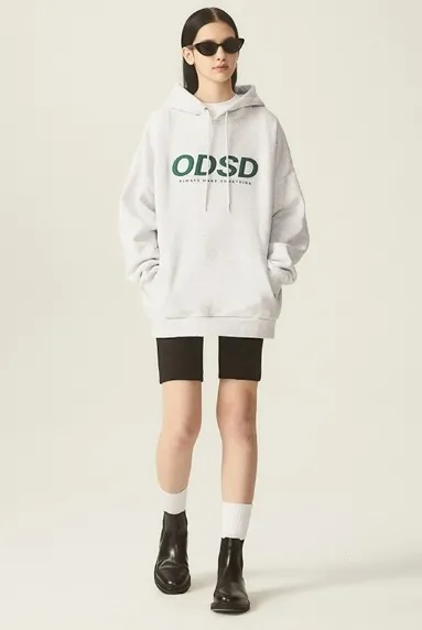 Odd Studio  |Unisex Long Sleeves Plain Cotton Oversized Hoodies