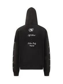 Off-White  |Street Style Logo Hoodies