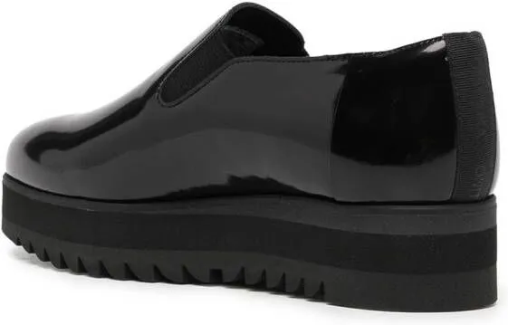 Onitsuka Tiger flatform slip-on loafers Black