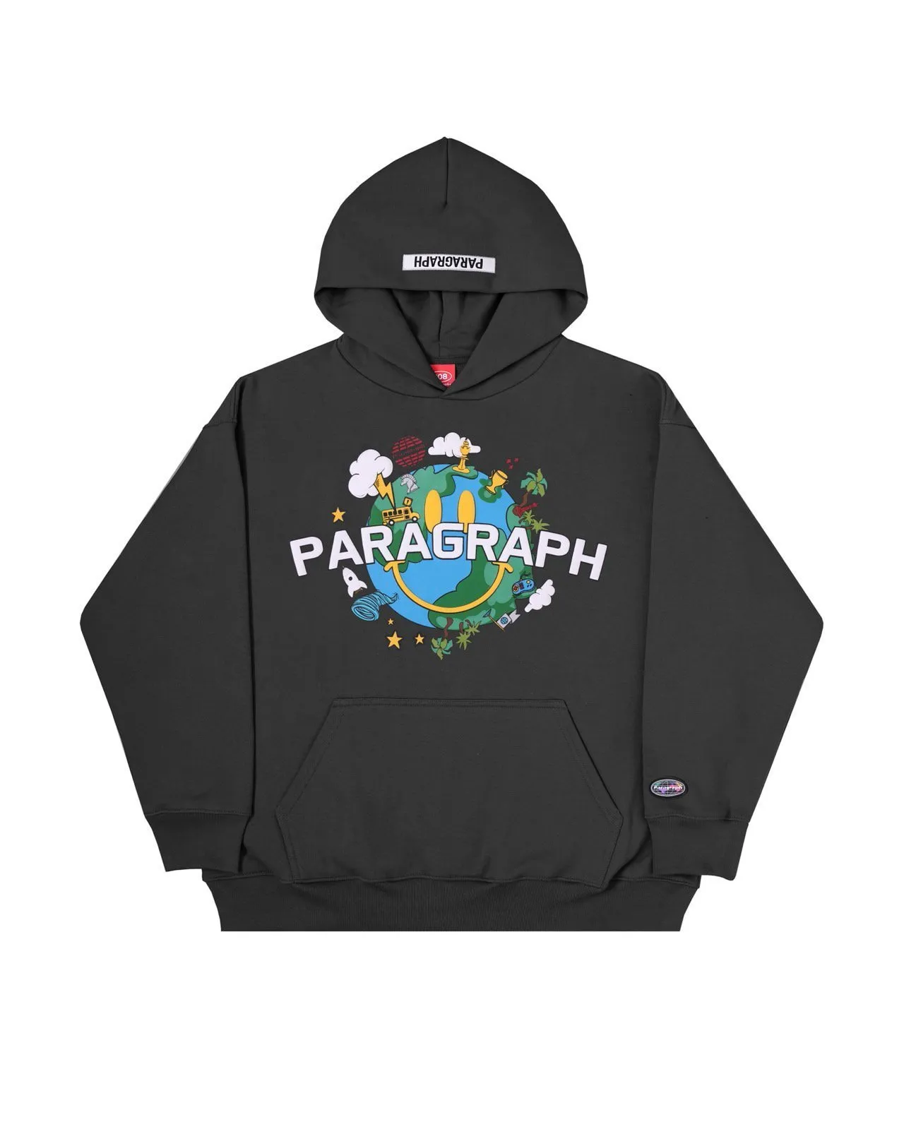 Paragraph  |Unisex Street Style Long Sleeves Logo Hoodies & Sweatshirts