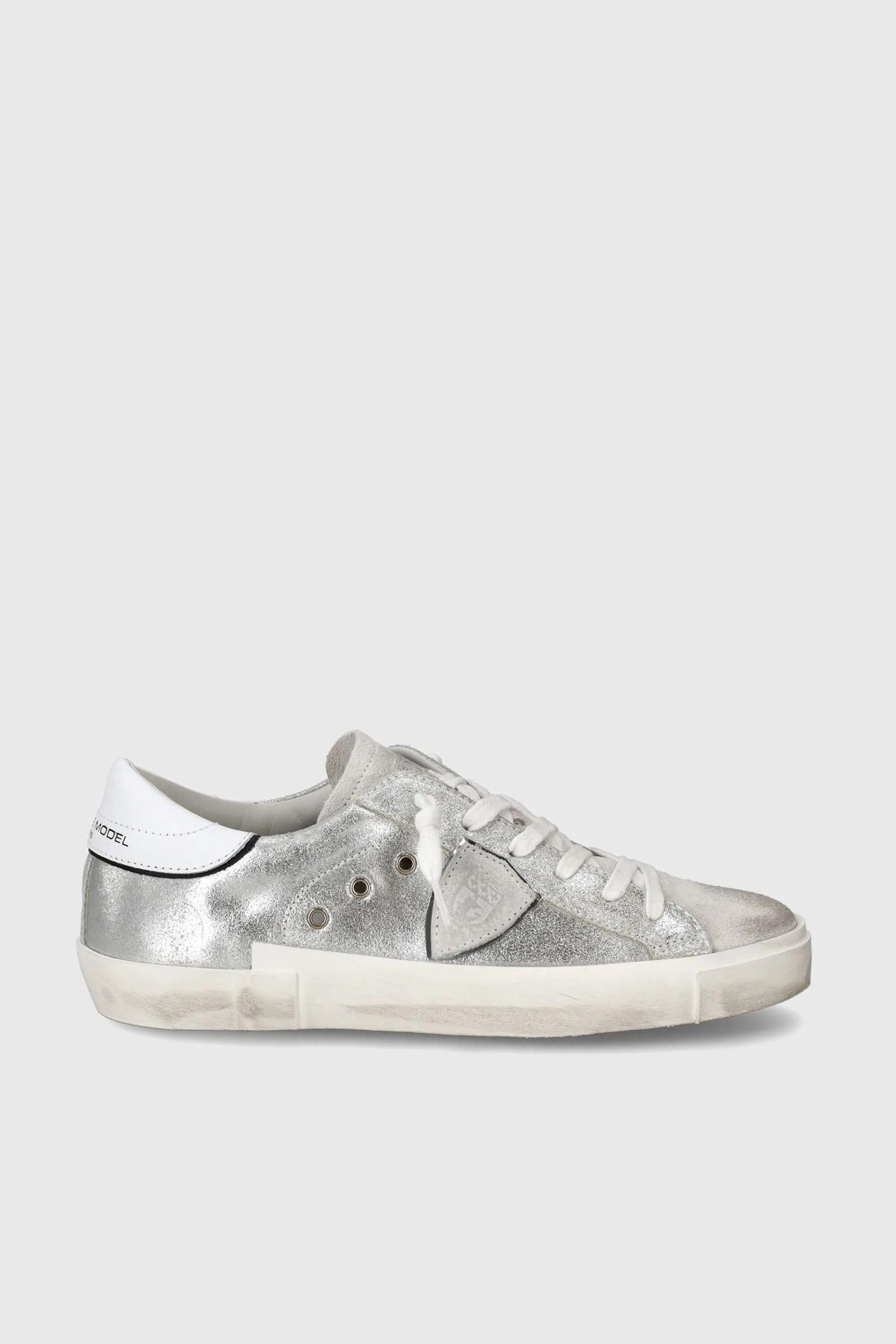 Philippe Model Sneakers PRSX Pelle Argento