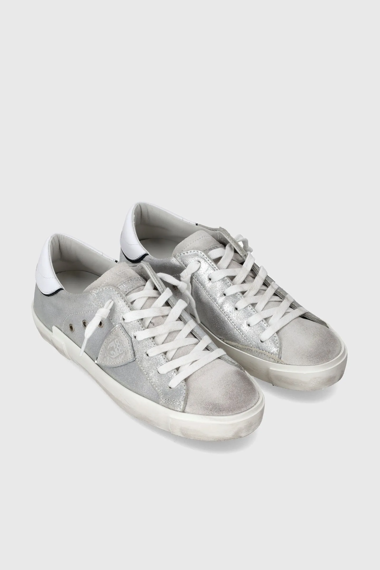 Philippe Model Sneakers PRSX Pelle Argento