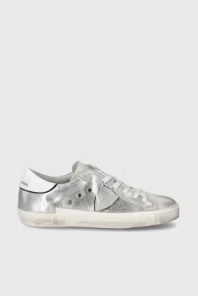 Philippe Model Sneakers PRSX Pelle Argento