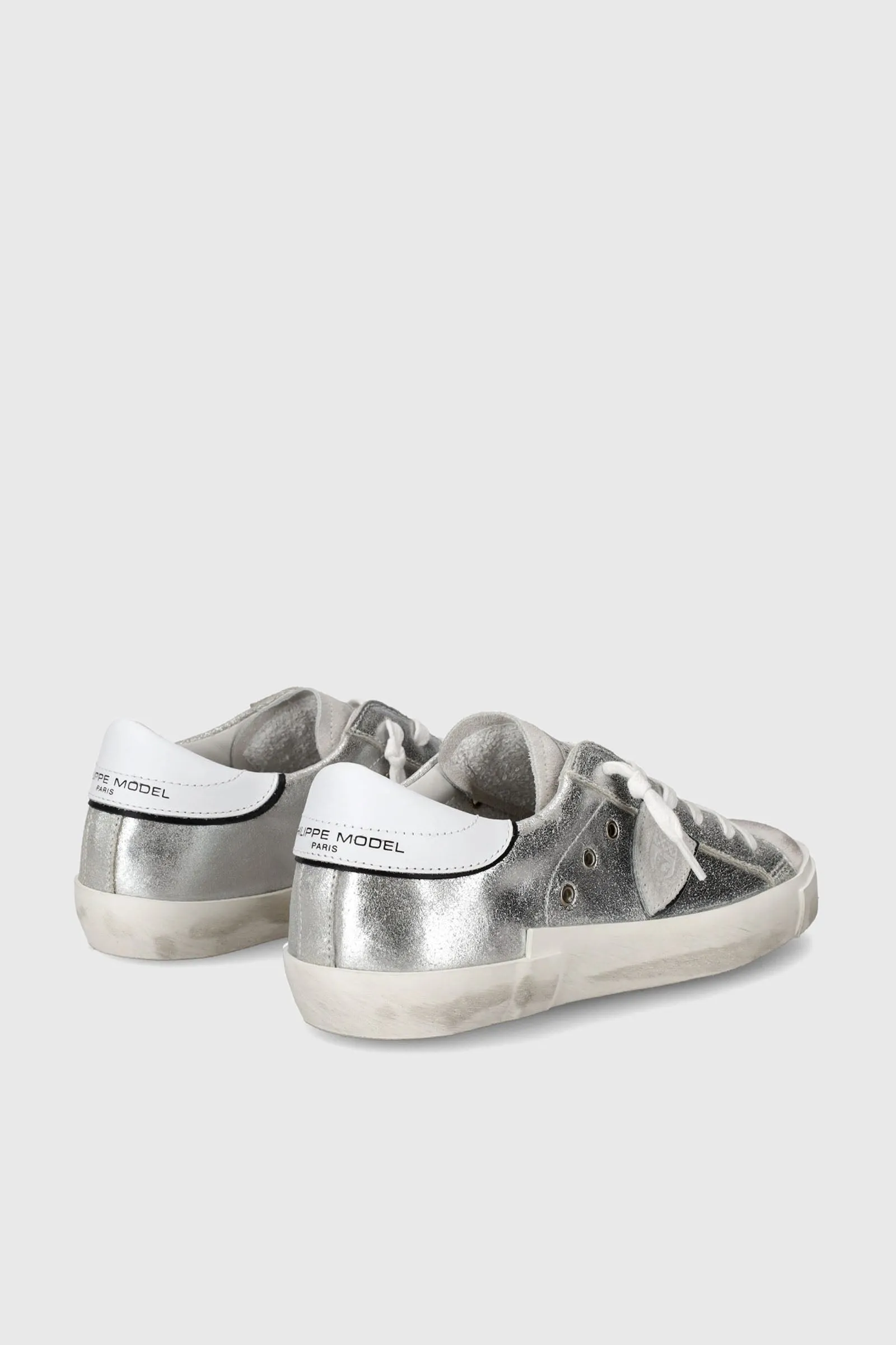 Philippe Model Sneakers PRSX Pelle Argento