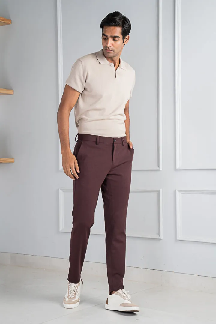 Plum Wine Power-Stretch Pants