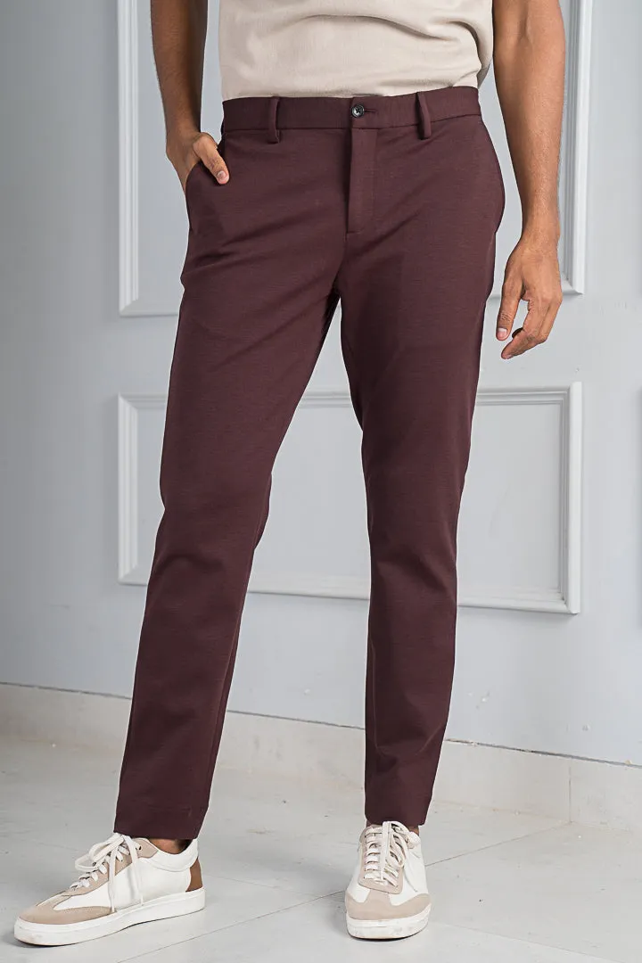 Plum Wine Power-Stretch Pants