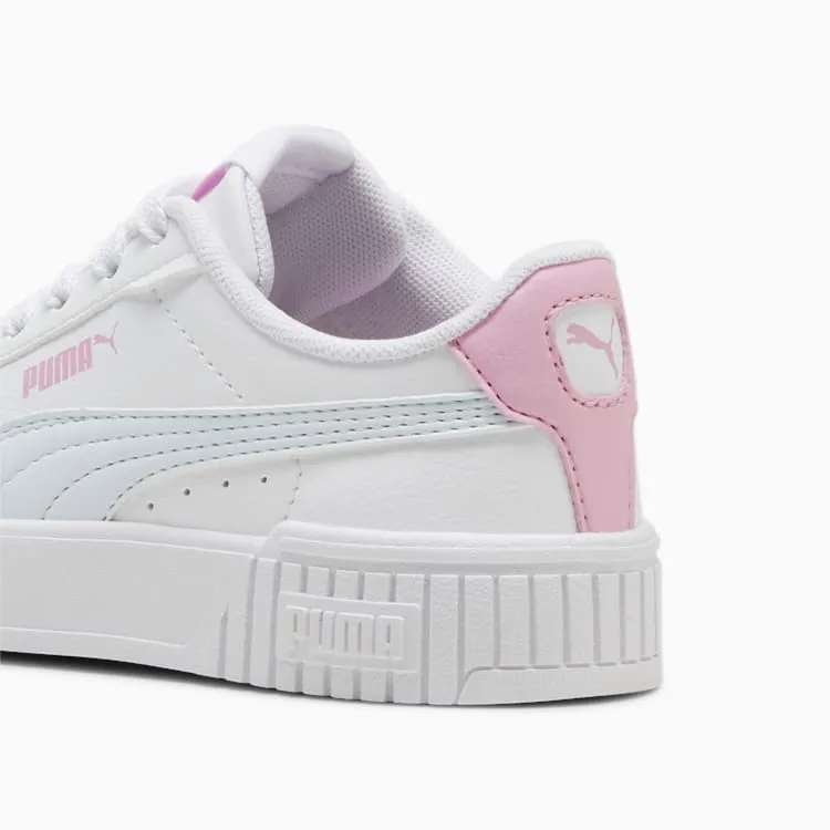 PUMA KIDS CARINA 2.0 WHITE/PINK SHOES