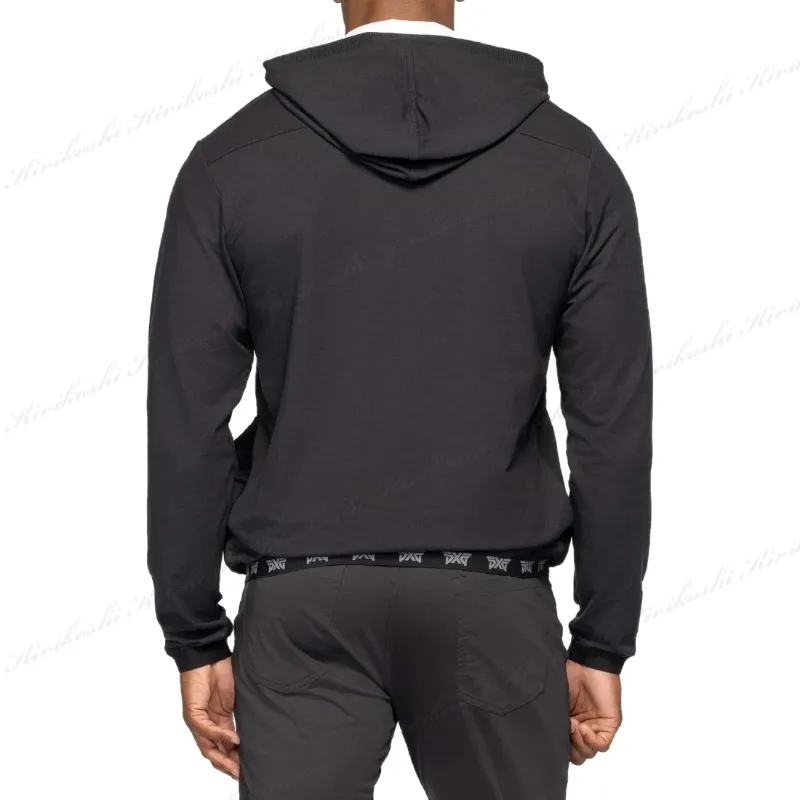 PXG  |Long Sleeves Plain Logo Hoodies