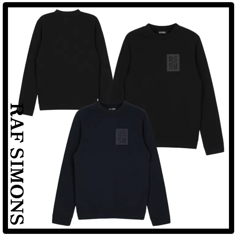 RAF SIMONS  |Street Style Logo Hoodies & Sweatshirts