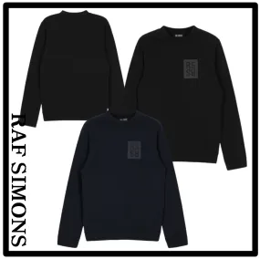 RAF SIMONS  |Street Style Logo Hoodies & Sweatshirts