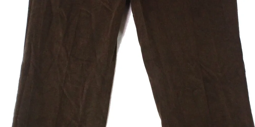 Ralph Lauren Men's Classic Fit Stretch Corduroy Performance Pants Brown Size 42X32