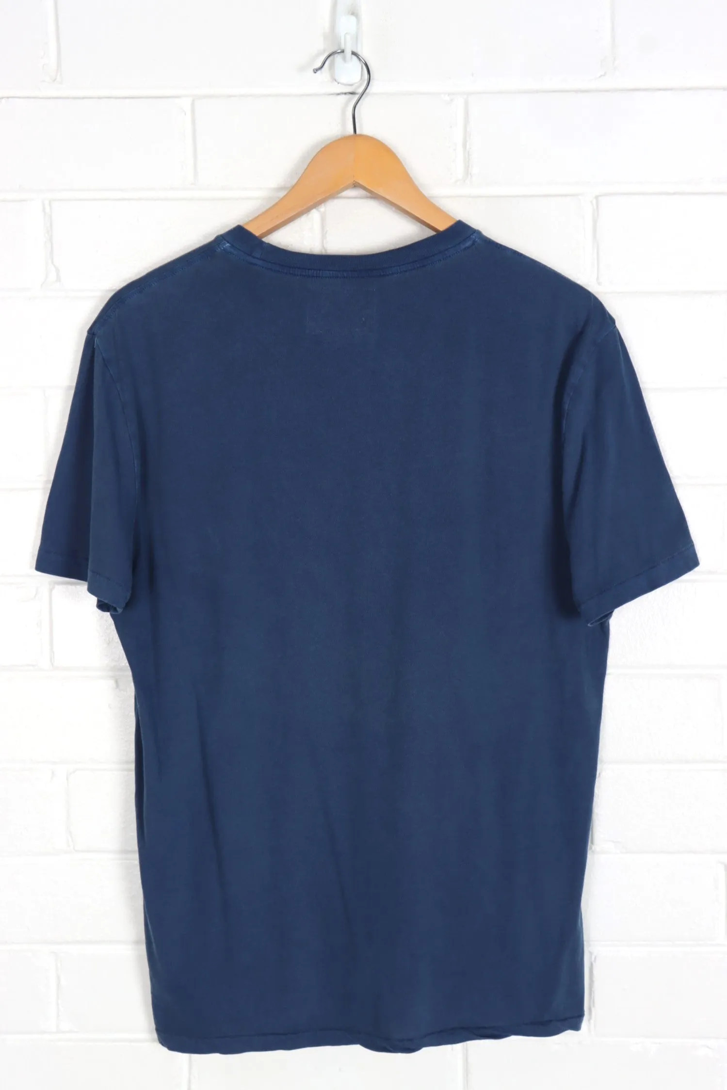 RALPH LAUREN POLO Navy & Red T-Shirt (M)