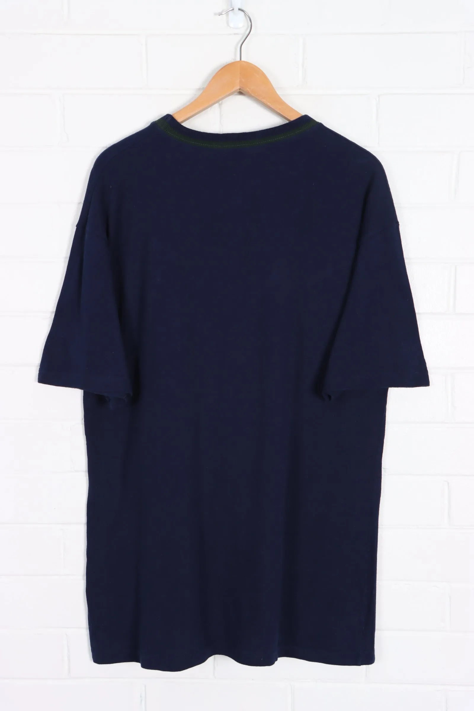 RALPH LAUREN POLO Navy Blue Knit T-Shirt (L)