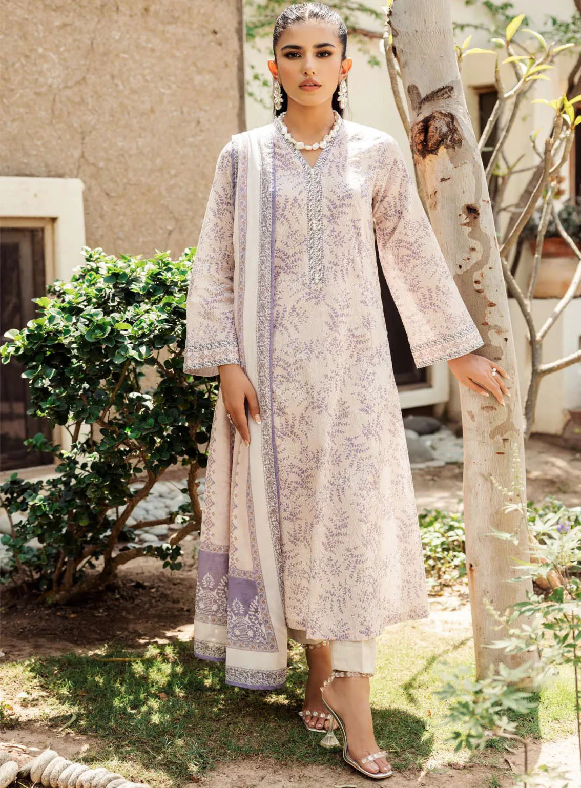 Rang By Motifz Digital Printed Lawn 3 Piece Unstitched Suit MTF24RPL 4720 SAVANAH