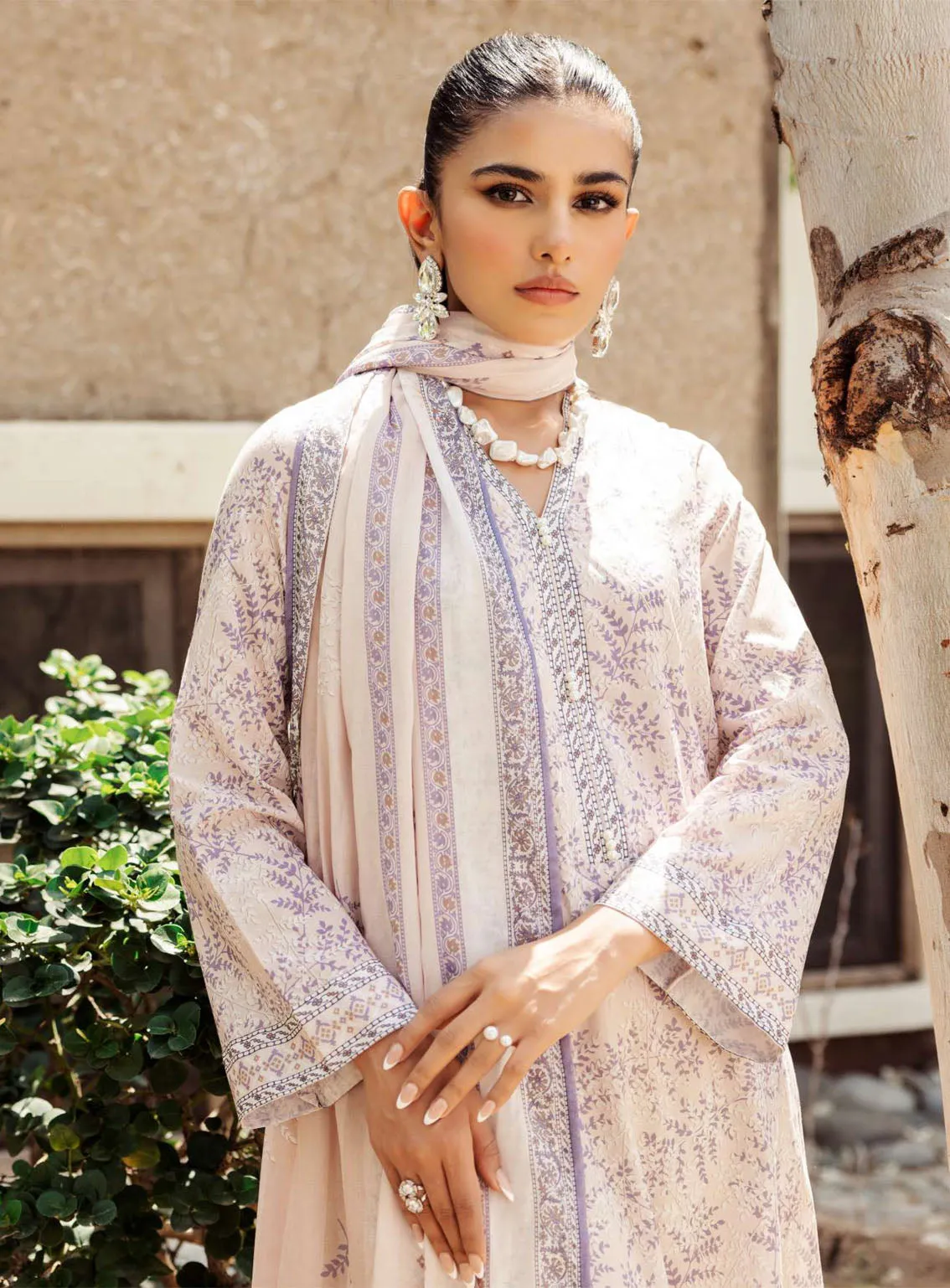 Rang By Motifz Digital Printed Lawn 3 Piece Unstitched Suit MTF24RPL 4720 SAVANAH