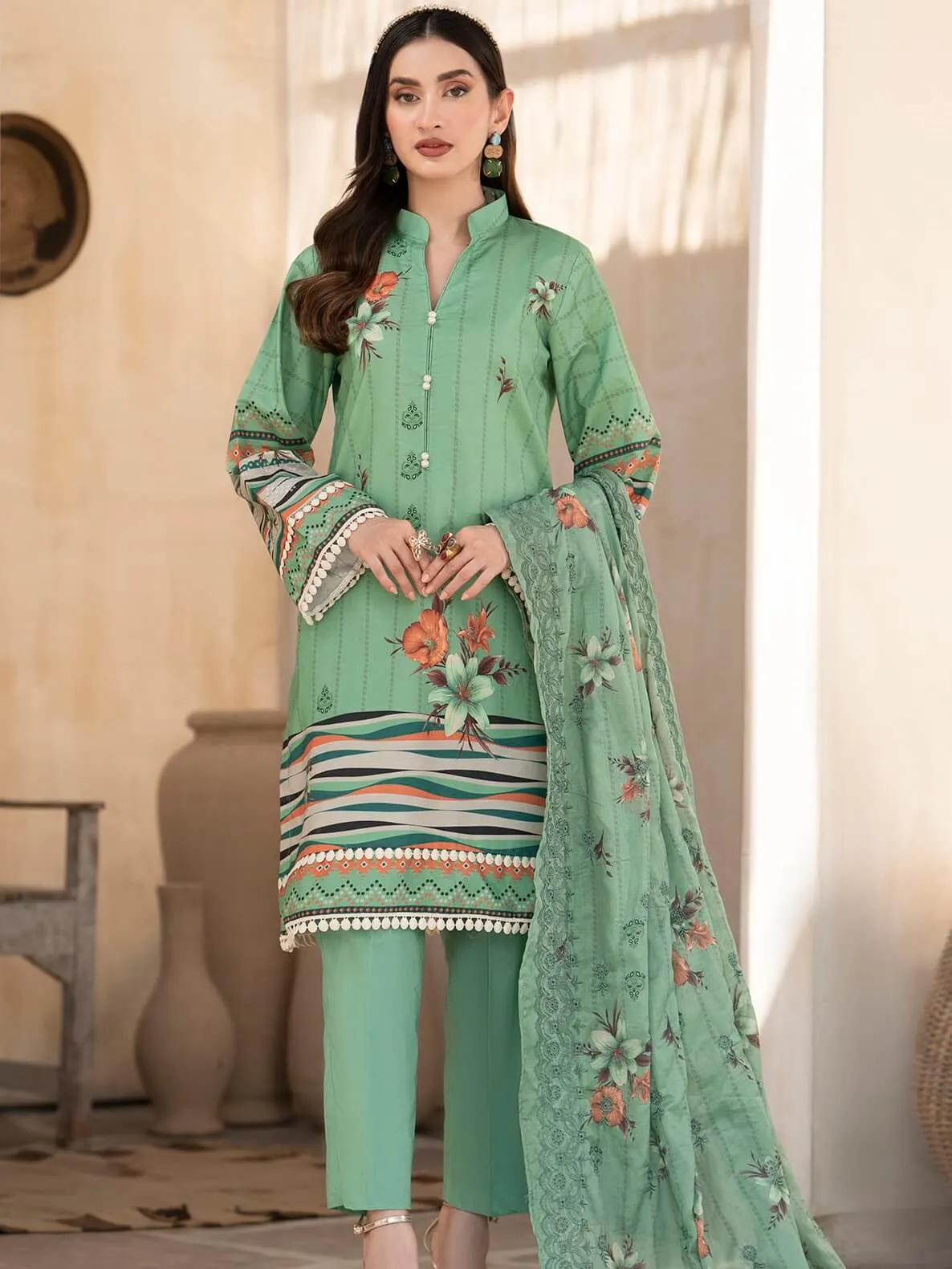 Rang by Motifz Digital Printed Lawn Unstitched 3 Piece Suit 3755-A