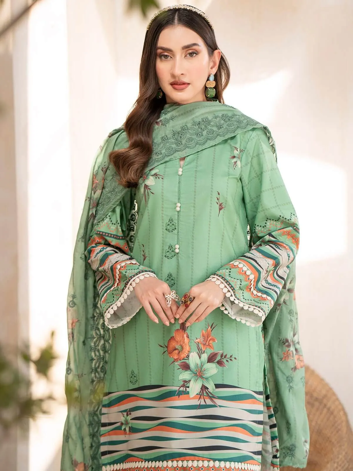 Rang by Motifz Digital Printed Lawn Unstitched 3 Piece Suit 3755-A