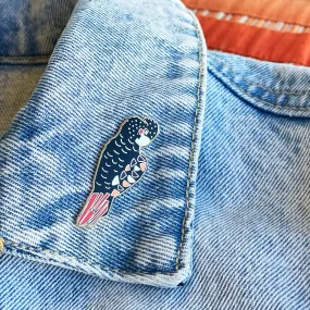 Red-Tailed Black Cockatoo Enamel Pin