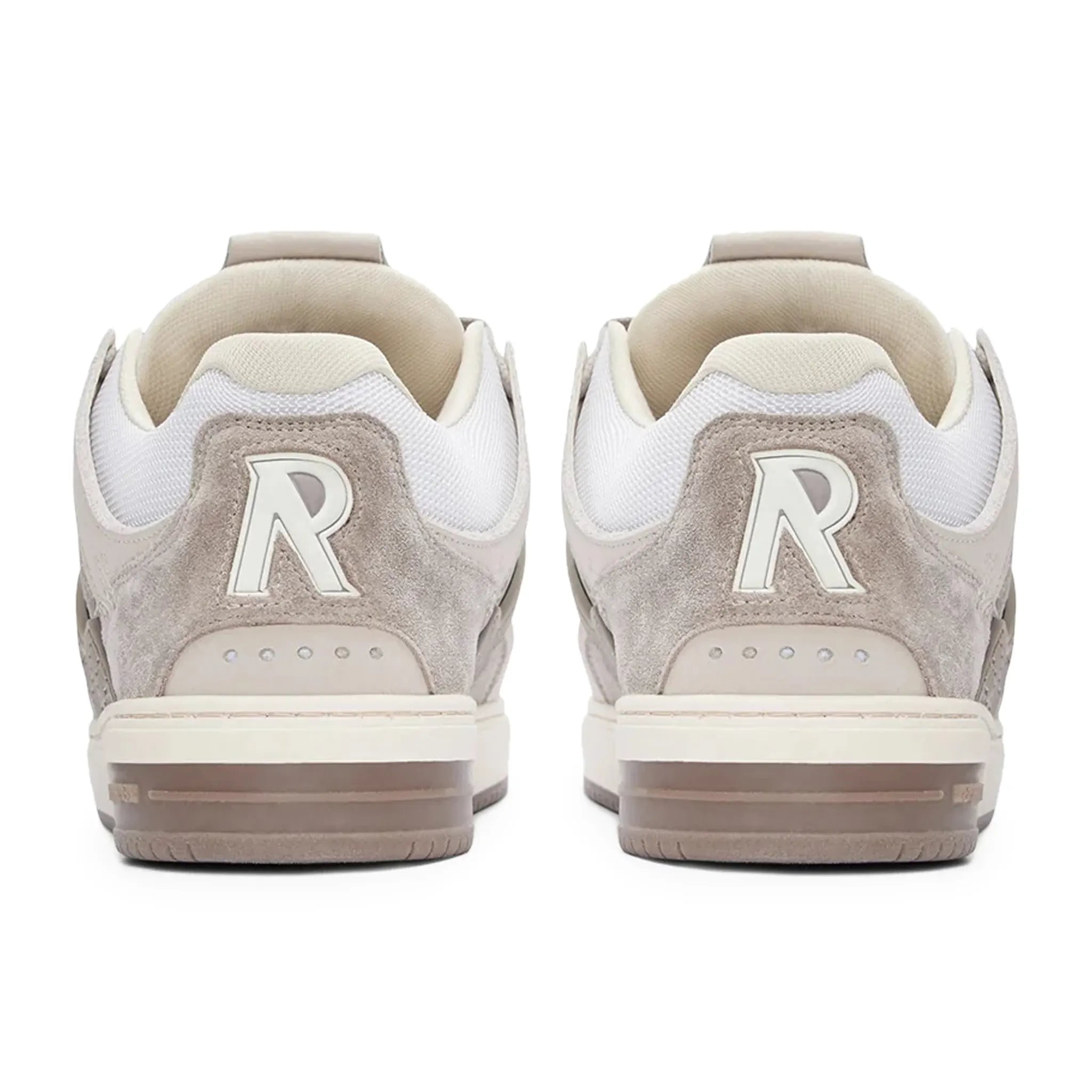 Represent Bully Panelled Canvas Washed Taupe Cashmere Sneakers