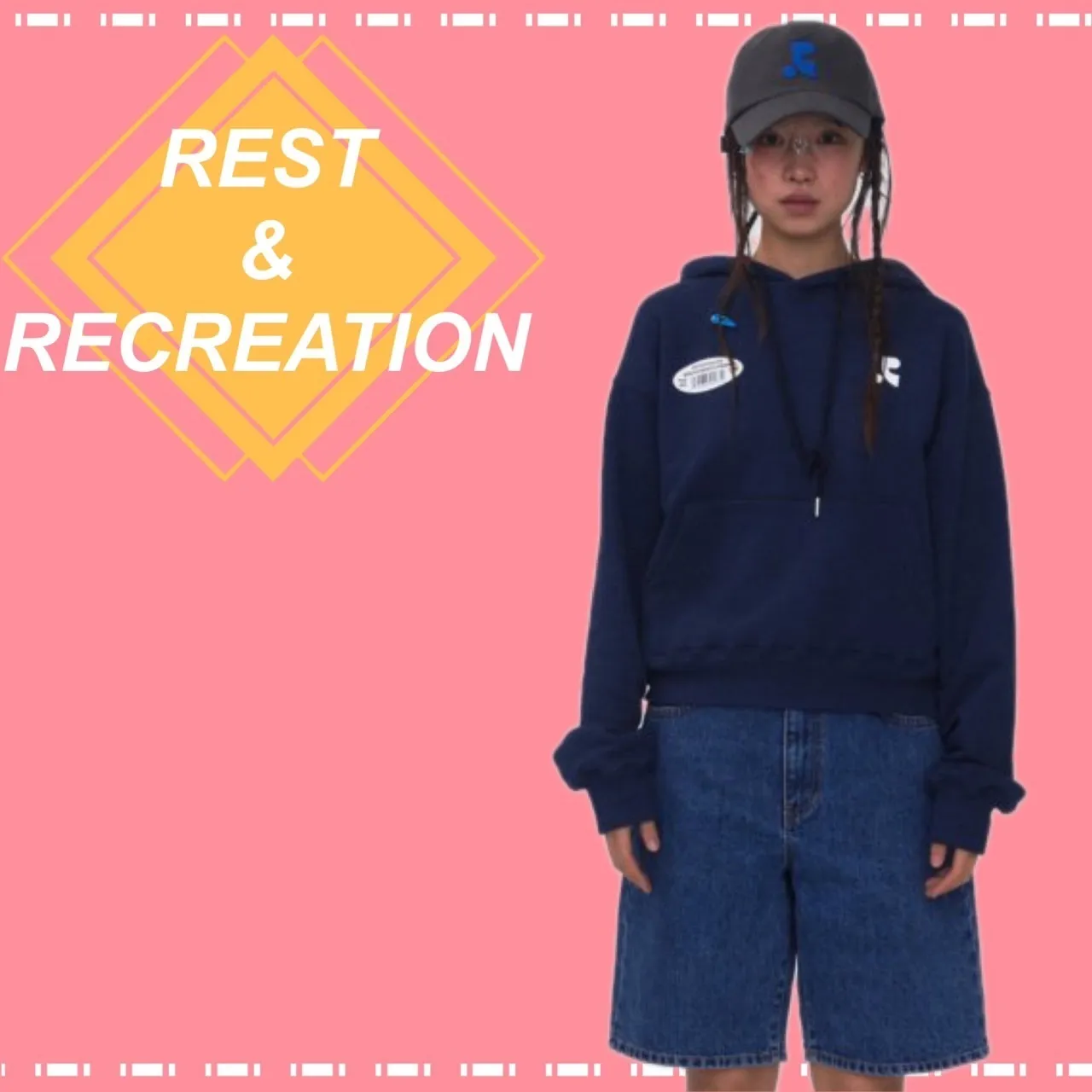 Rest & Recreation  |Long Sleeves Plain Cotton Logo Hoodies & Sweatshirts