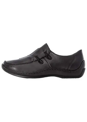 Rieker Leather Slip-On Loafers | Grattan