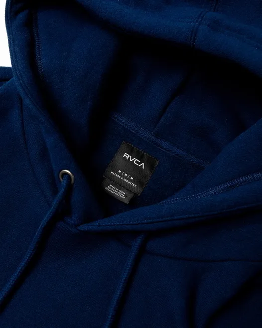 RVCA  |Long Sleeves Plain Logo Hoodies