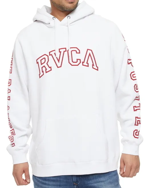 RVCA  |Long Sleeves Plain Logo Hoodies