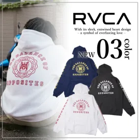 RVCA  |Long Sleeves Plain Logo Hoodies