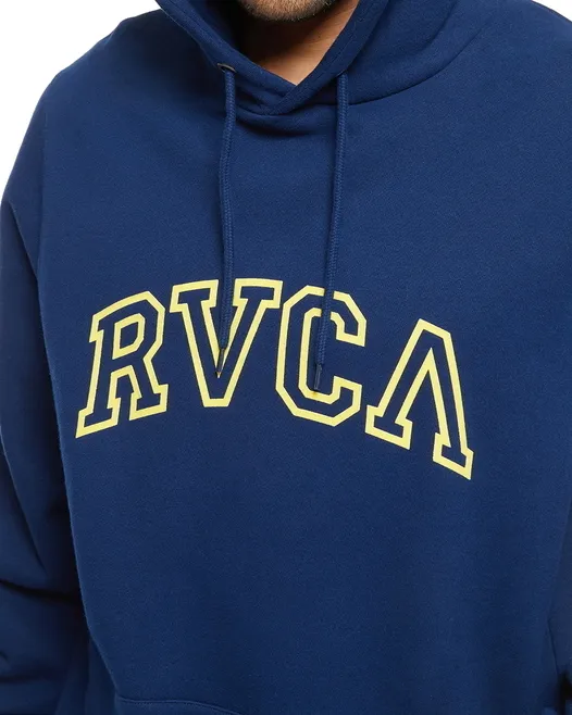 RVCA  |Long Sleeves Plain Logo Hoodies