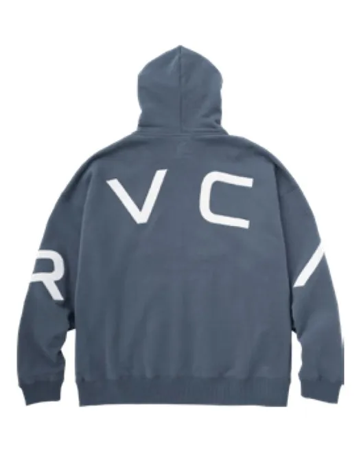 RVCA  |Unisex Bi-color Long Sleeves Oversized Hoodies