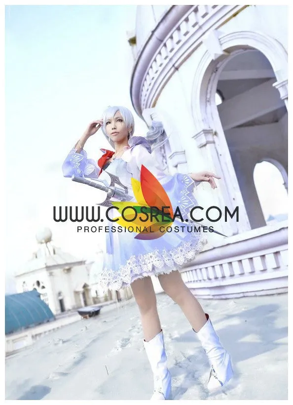 RWBY White Weiss Season 1 Cosplay Costume