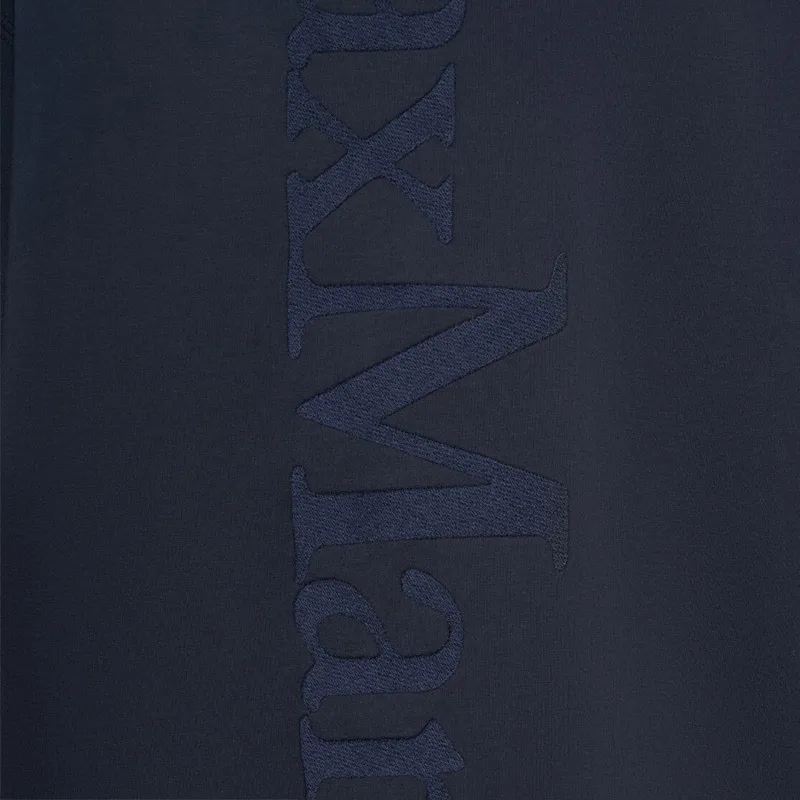 S Max Mara  |Sweat Long Sleeves Plain Cotton Logo Hoodies & Sweatshirts