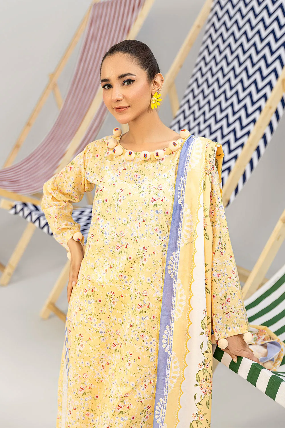 Safwa Praha Vol-05 Digital Printed Lawn Unstitched 3Pc Suit SPH-50