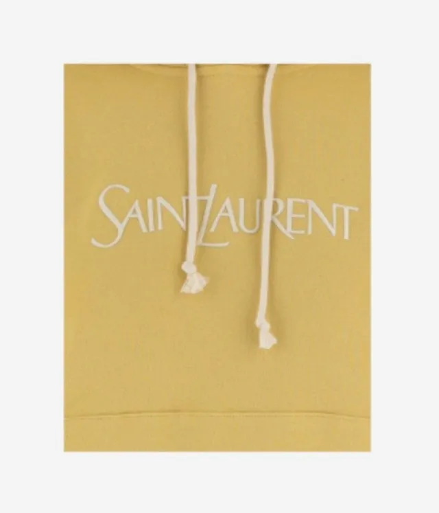 Saint Laurent  |Street Style Cotton Logo Hoodies & Sweatshirts