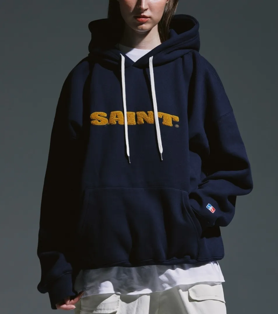 SAINTPAIN  |Unisex Street Style Logo Hoodies & Sweatshirts