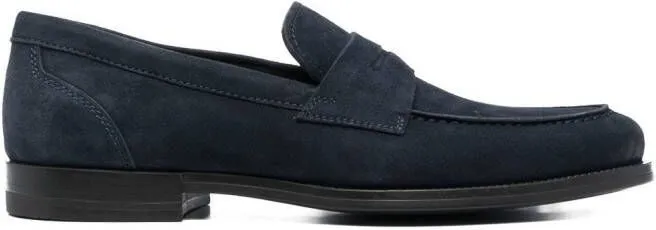 Santoni Diplomat slip-on loafers Blue