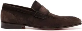 Santoni Diplomat slip-on loafers Brown