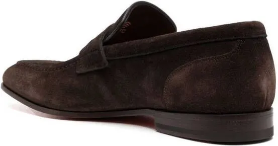 Santoni Diplomat slip-on loafers Brown