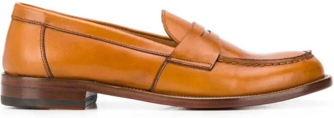 Scarosso Harper slip-on loafers Brown