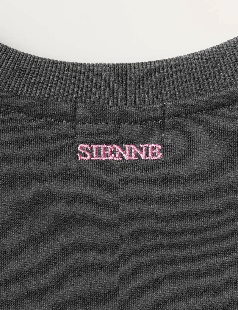 Sienne  |Long Sleeves Cotton Logo Hoodies & Sweatshirts